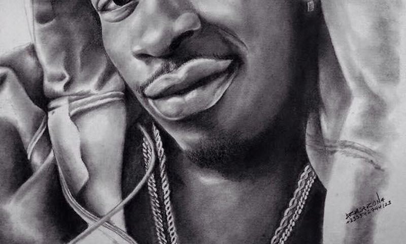 Shatta Wale painting