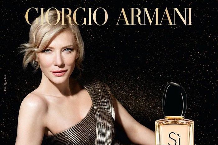 Cate Blanchett for Giorgio Armani Si Holiday limited edition campaign