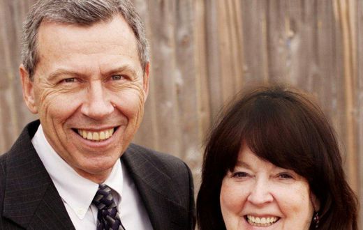 President Norman C. Hill and wife Ruth Raelene Hill.