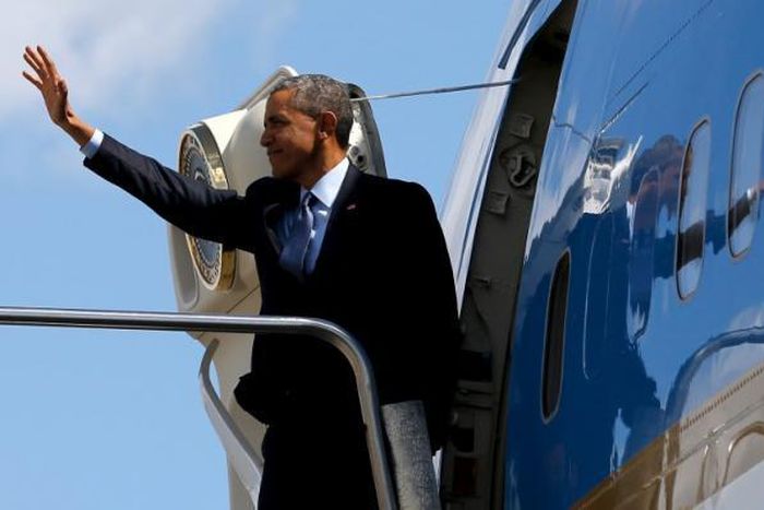 Obama arrives for summit amid extraordinary security
