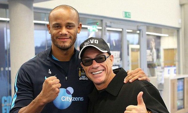 Vincent Kompany and Jean-Claude Van Damm