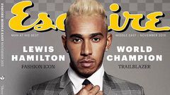 Lewis Hamilton on the cover of Esquire middle east
