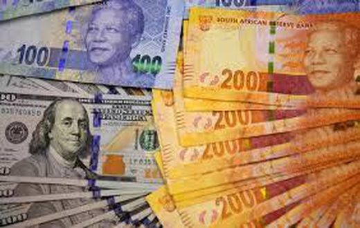 South African rand hit by student protest outside presidential offices