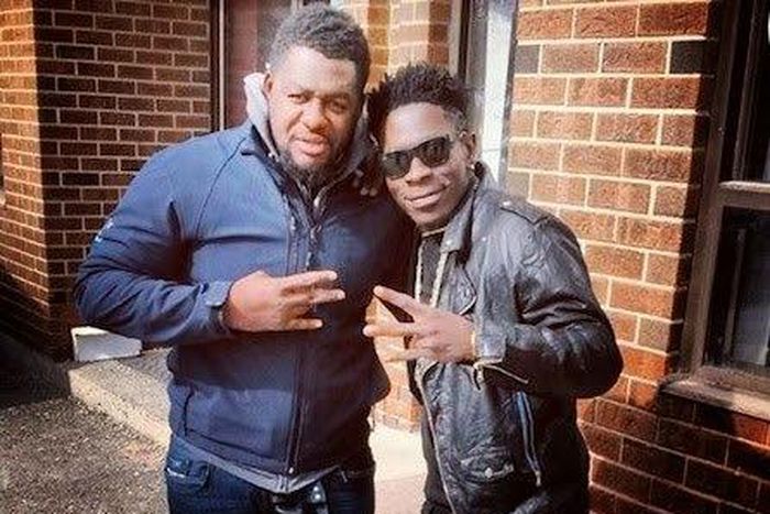 [From left to right] Bulldog and Shatta Wale