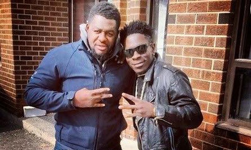 [From left to right] Bulldog and Shatta Wale