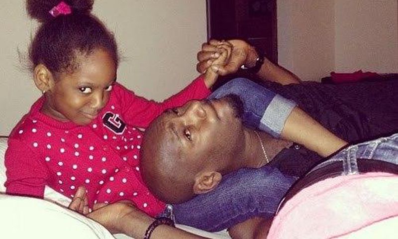 2face and his daughter, Isabella.