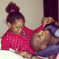 2face and his daughter, Isabella.