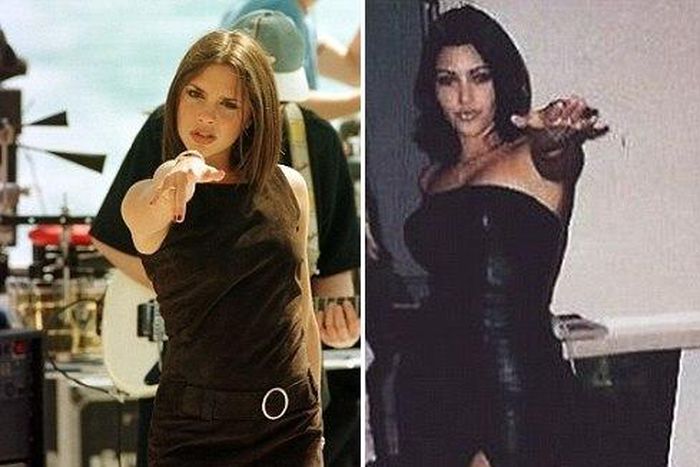 Victoria Beckham vs Kim Kardashian Spice Girls swag