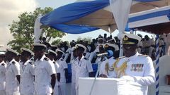 Rear Admiral Biekro, addressing this year’s Administrative Inspection parade by the Eastern Naval Command in Tema on Friday.