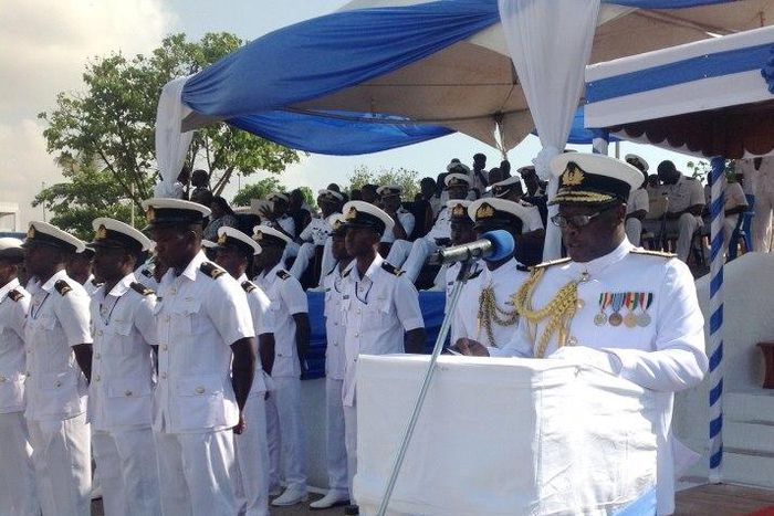 Rear Admiral Biekro, addressing this year’s Administrative Inspection parade by the Eastern Naval Command in Tema on Friday.