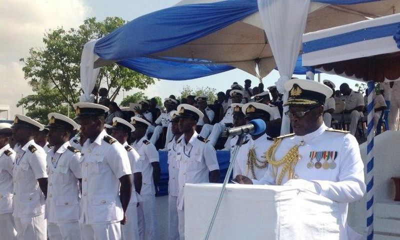 Rear Admiral Biekro, addressing this year’s Administrative Inspection parade by the Eastern Naval Command in Tema on Friday.