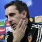 Football Soccer - Valencia vs Olympique Lyon - Champions League Group stage - Group H, Valencia, Spain, 8/12/15.Valencia's coach Gary Neville attends a news conference. REUTERS/Heino Kalis