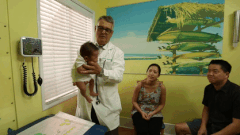 Doctor discovers secret to calming down a crying baby