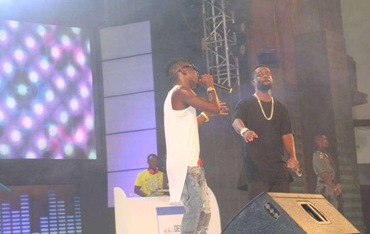 Shatta Wale and Sarkodie performing at Ghana Meets Naija mega concert