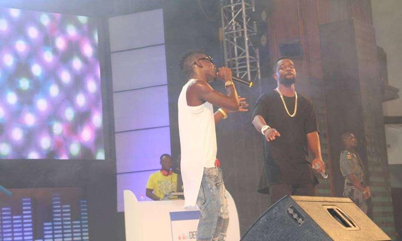 Shatta Wale and Sarkodie performing at Ghana Meets Naija mega concert