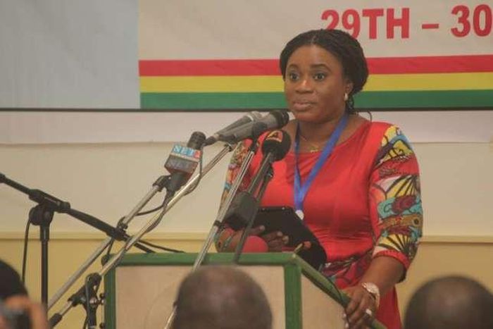 Chairperson of EC, Charlotte Osei