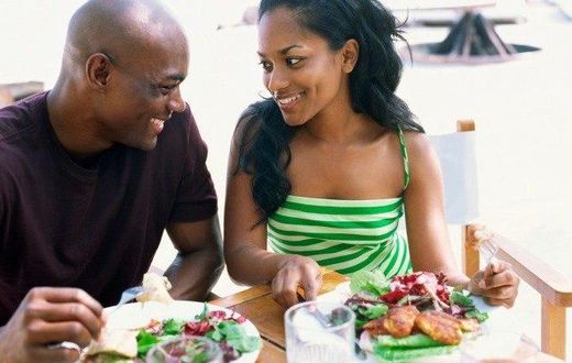 Couple on a date