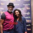 Richard Mofe Damijo and Genevieve Nnaji at the media screening of 'Road to Yesterday.'