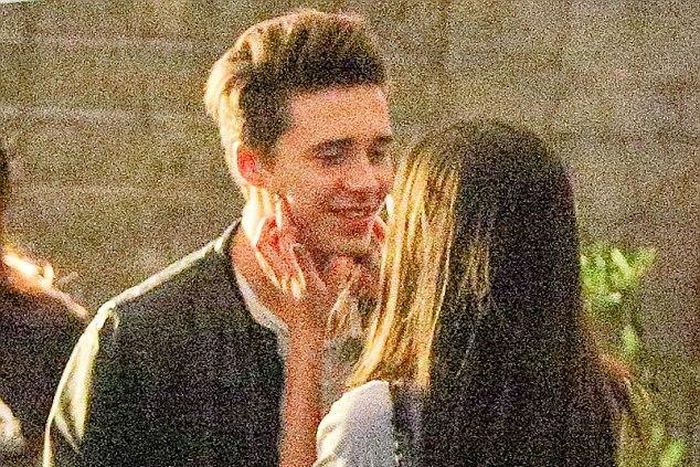 Brooklyn Beckham and new girlfriend, Sonia Ben Ammar enjoy some PDA in Hollywood