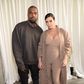 Kanye West and Kim Kardashian at the Yeezy Spring 2015 R-T-W presentation at the 2015 New York Fashion Week