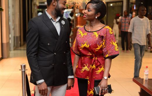 OC Ukeje and Wife at AFRIFF 2015