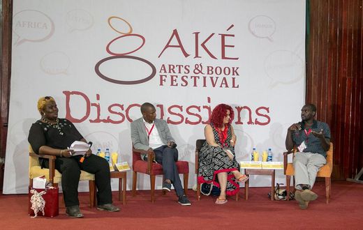 Writing Our Way Out: Social Inequality in Africa" with Egyptian writer Mona Elthawy, Political scientist Jibrin Ibrahim, Ugandan writer Dilman Dila and South African author Siphiwo Mahala.