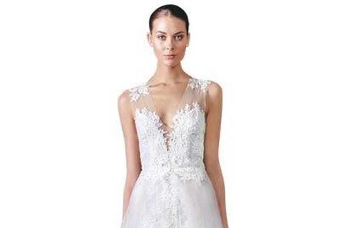Wedding gown by Monique Lhuillier