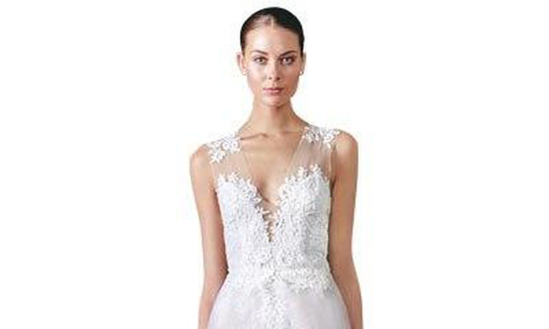 Wedding gown by Monique Lhuillier