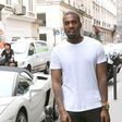 Kanye West in plain white tee shirt