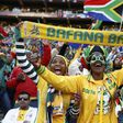 South African fans got into the World Cup spirit in more ways than one. 