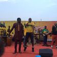 Ofori Amponsah performing at Alomo Aankwan Activation
