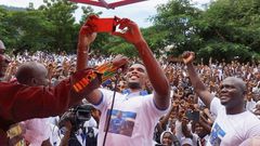 Samuel Eto'o in Ghana and Sierra Leone
