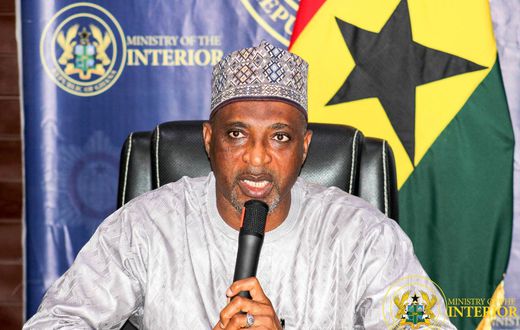 The Minister for the Interior, Mohammed Mubarak Muntaka
