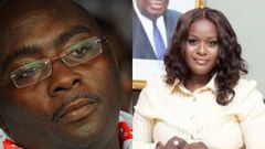 Dr Mahamudu Bawumia and Rosemond Obeng