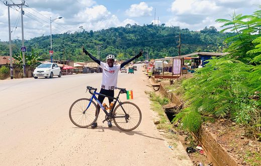 James Kumbeni: Cyclist reveals plans to ride from Ghana to Morocco