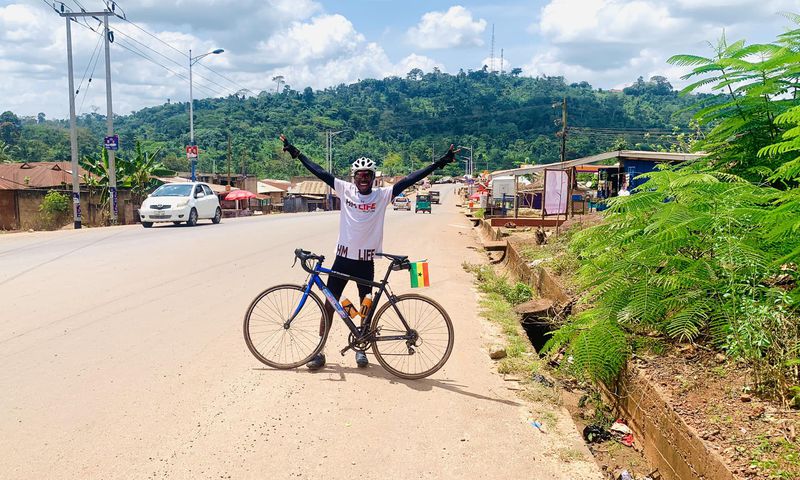 James Kumbeni: Cyclist reveals plans to ride from Ghana to Morocco