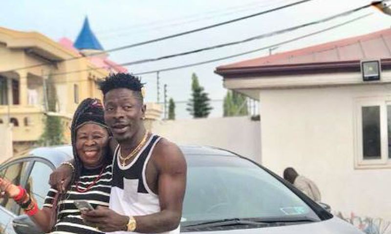 Shatta  Wale and mom
