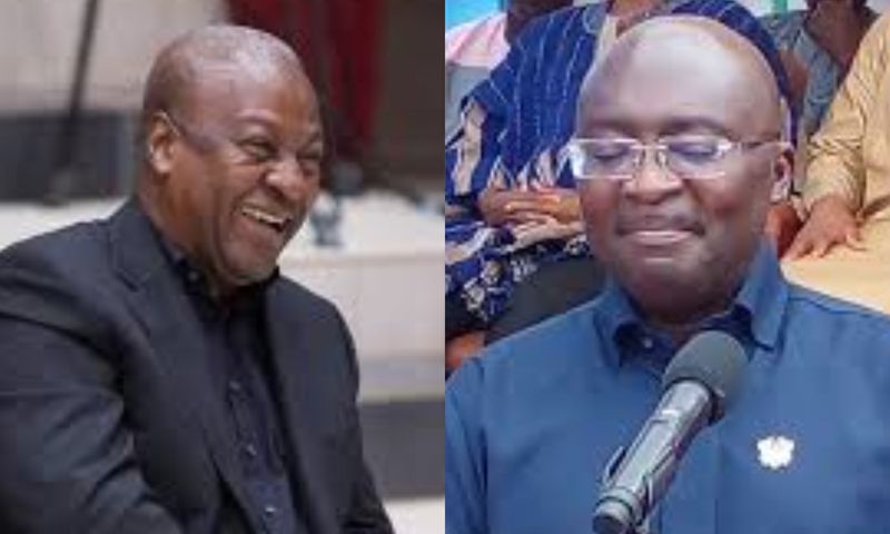 John Dramani Mahama and Dr Mahamudu Bawumia