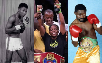 Ghana’s boxing world-title-winning champions