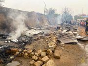 4-month-old baby burnt to death as fire guts wooden structures at Kissiman Junction