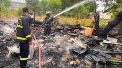 4-month-old baby burnt to death as fire guts wooden structures at Kissiman Junction