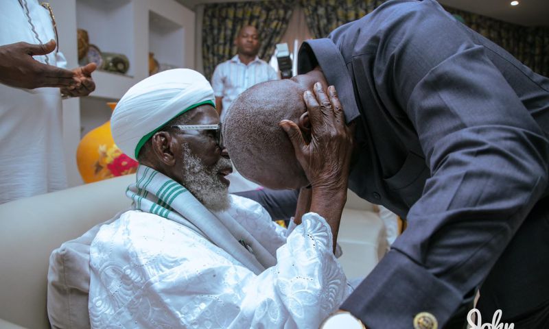 President John Mahama and National Chief Imam