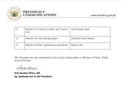 Dumelo nominated as Deputy Agric Minister-designate, Apaak to Education – See full list