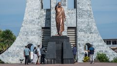 Statue of Dr Kwame Nkrumah in Accra, Ghana