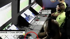 VAR official lands in trouble after being caught checking betting site on live TV