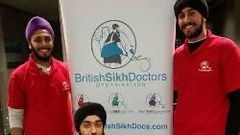 The British Sikh Doctors organisation says it has treated over a 100,000 patients for free in 5 years.