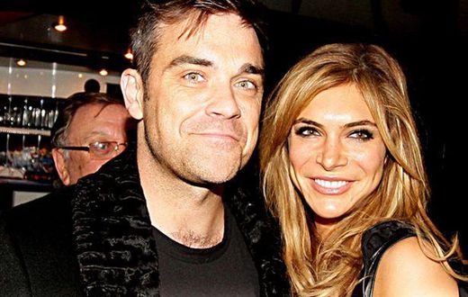 Robbie Williams and wife, Ayda Field