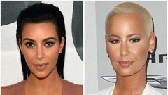 Kim Kardashian and Amber Rose