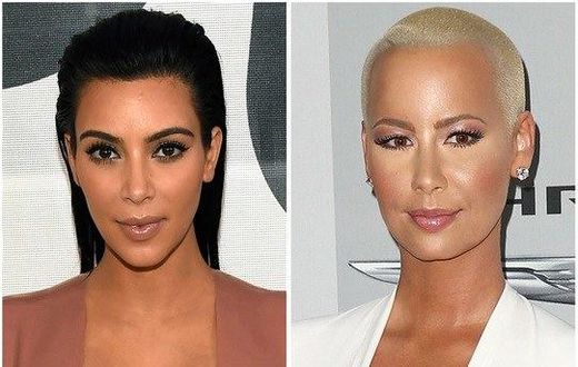 Kim Kardashian and Amber Rose