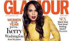 Kerry Washington covers Glamour UK July 2015 issue